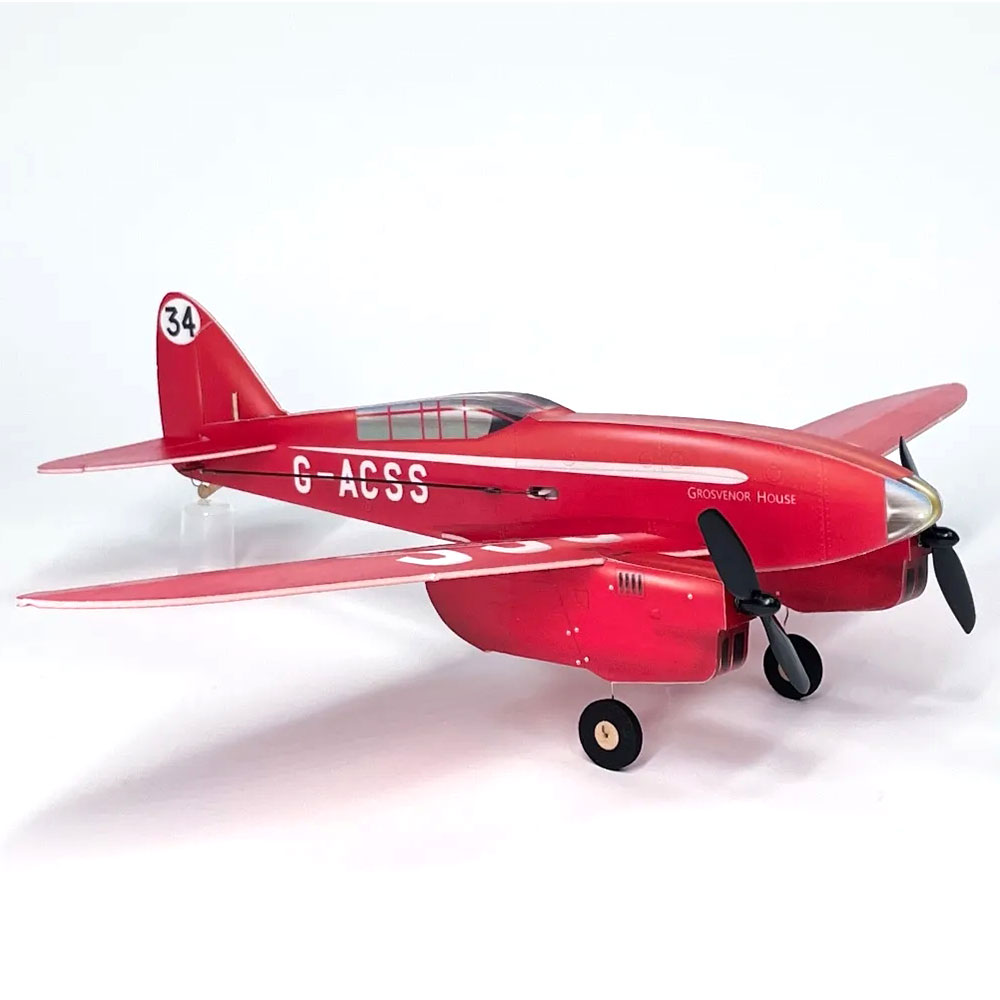 Der-RC-Flugzeugbausatz-KT-Foam-De-Havilland-DH88-Dual-Motor-mit-einer-Spannweite-von-460-mm-KITMotor-1996751-6